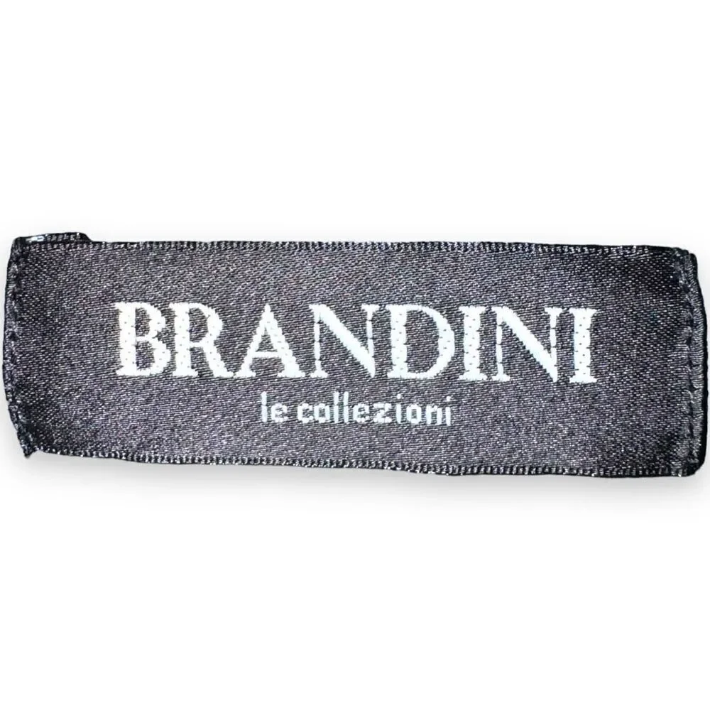 Brandini Teal Blue Knit Polo Collar Sweater Size XL - Picture 2 of 9